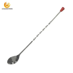 Stainless Steel Bar Spoon – Long Handle Spoon for Stirring & Layering