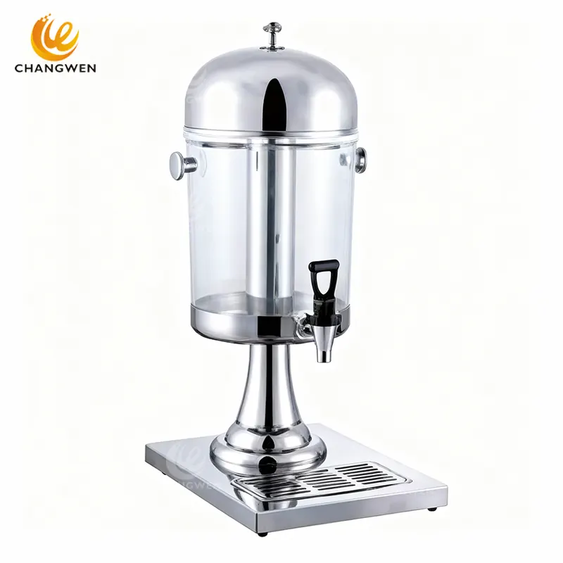 Stainless Steel Juice Dispenser – Beverage Server for Hotels & Buffets