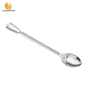 Perforated Serving Spoon – Stainless Steel Strainer Spoon for Food Service
