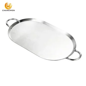 Oval Griddle Plate | Durable Design for Professional Use