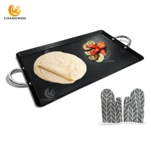 Nonstick Square Griddle | Easy-Clean & Even Heat Surface Description