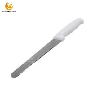 Stainless Steel Bread Knife – Serrated Blade for Clean & Easy Slicing