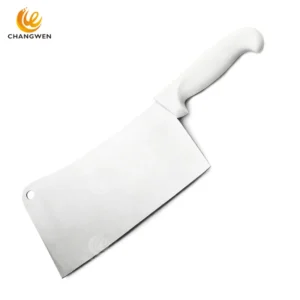 Stainless Steel Cleaver with Plastic Handle – Heavy-Duty Butcher Knife