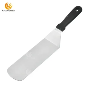 Stainless Steel Pizza Turner – Wide Blade for Lifting & Serving