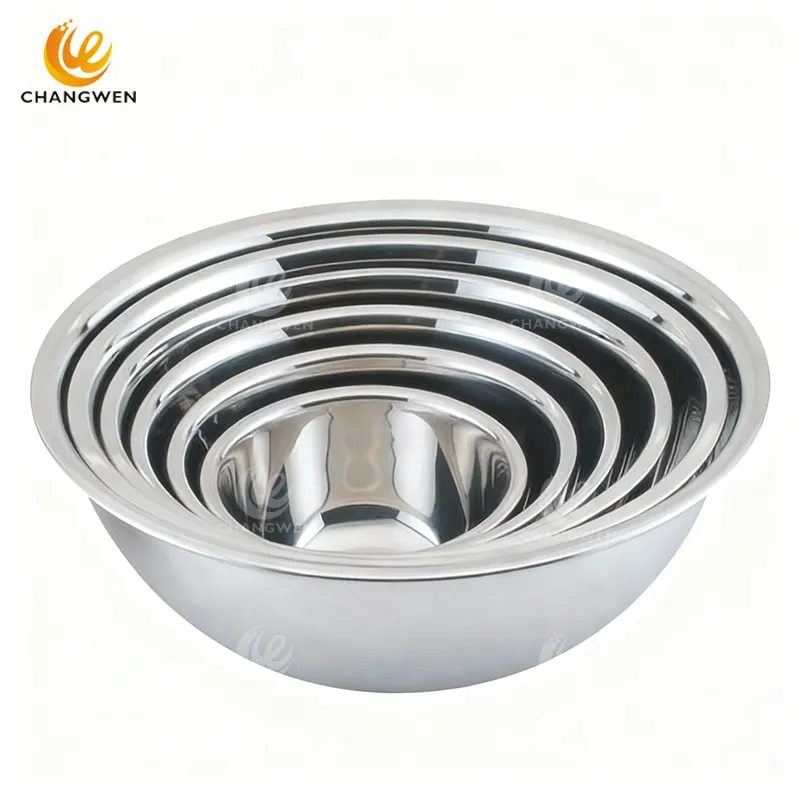 Stainless Steel Mixing Bowl – Durable, Easy-Clean Kitchen Essential