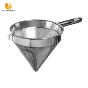 Stainless Steel Conical Strainer – Fine Mesh Chinoise for Professional Kitchens