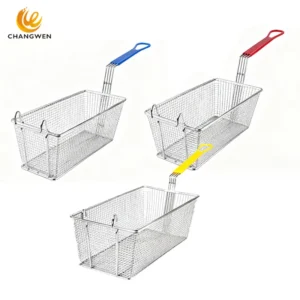 Stainless Steel Fryer Basket – Heavy-Duty Deep Frying Basket for Commercial Use