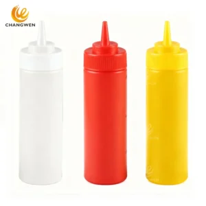 Condiment Dispenser Bottle – Squeeze Sauce Bottle for Ketchup, Mustard & Dressings
