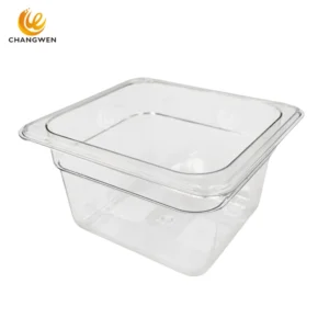 Polycarbonate GN 1/6 Food Pan – Compact Clear Container for Buffet & Prep