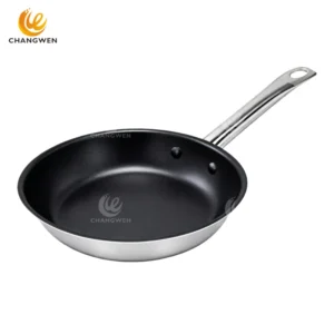 Commercial Stainless Steel Non-Stick Frying Pan