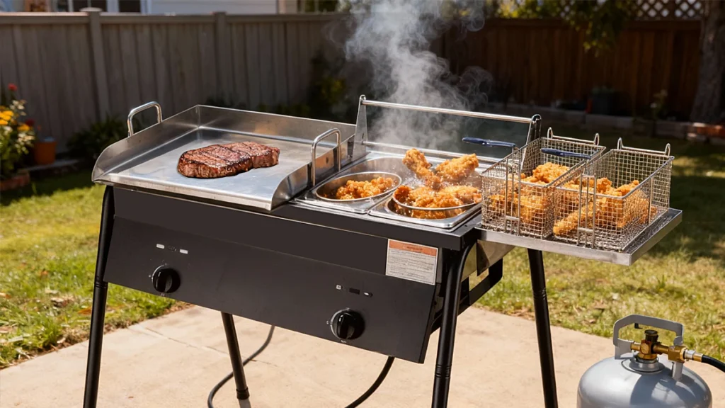 Outdoor Propane Deep Fryer