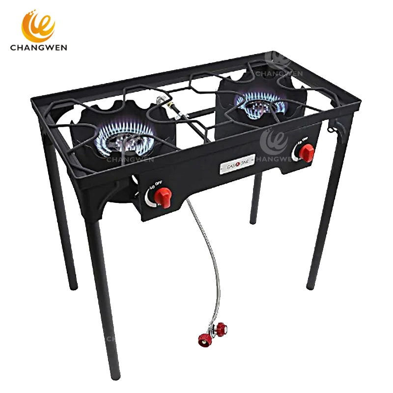 Double Propane Burner | High-Heat Outdoor Cooking