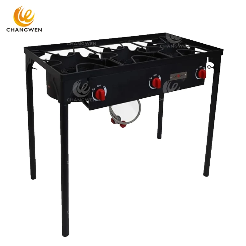 Triple Propane Burner | Commercial Outdoor Stove