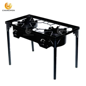 Double Propane Burner | High-Heat Outdoor Cooking