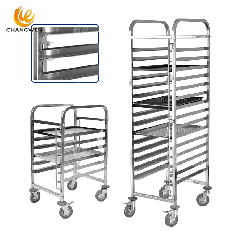 Commercial Tray Rack – Multi-Slot Storage System