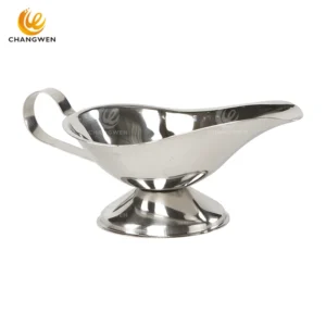 Stainless Steel Sauce Boat – Classic Gravy & Dressing Server