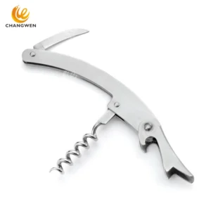 Professional Waiter’s Corkscrew – Compact Wine Opener with Foil Cutter