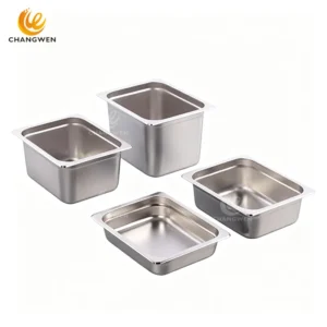 Stainless Steel GN 1/2 Pan – Half-Size Gastronorm Pan for Buffet & Kitchen
