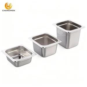 Stainless Steel GN 1/6 Pan – Small Gastronorm Pan for Prep & Storage