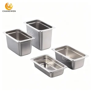 Stainless Steel GN 1/3 Pan – Durable Gastronorm Food Storage Pan
