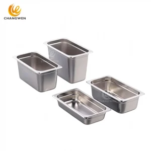 Stainless Steel GN 1/4 Pan – Compact Gastronorm Steam Table Pan