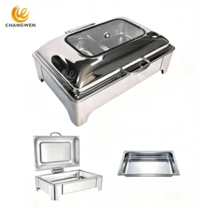 Glass Lid Chafing Dish