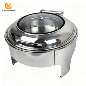 Round Glass Lid Chafing Dish Wholesale