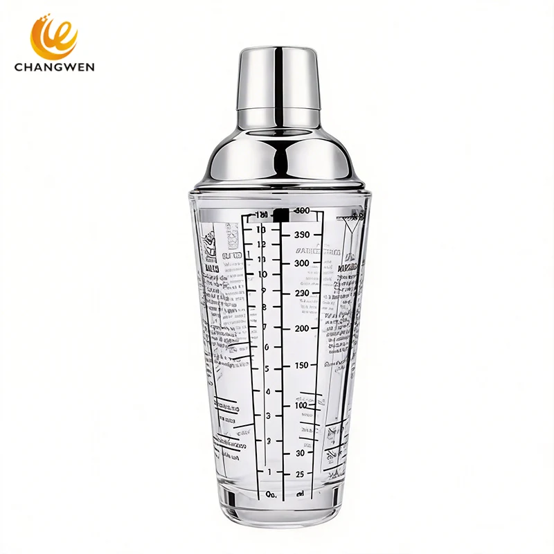 Glass Cocktail Shaker