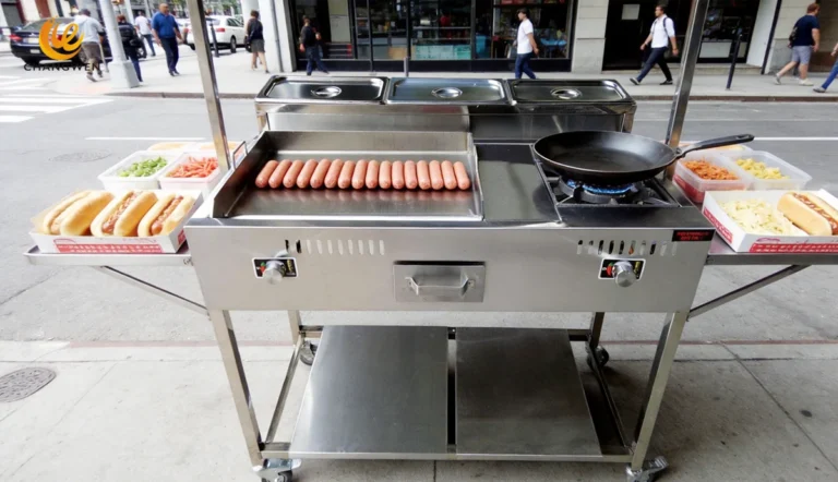 Food Cart with Griddle