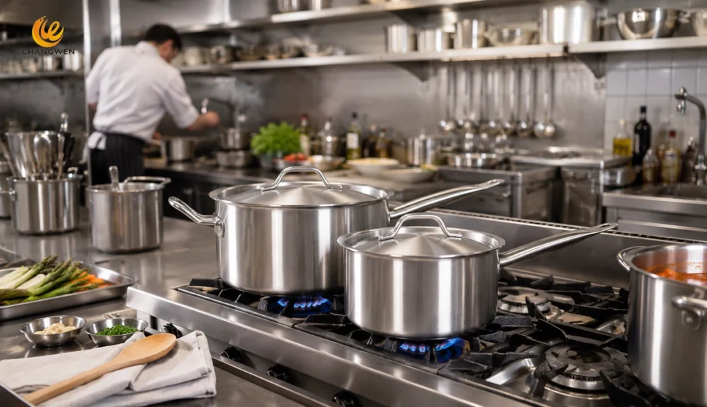Commercial Stainless Steel Saucepan Manufacturer for Professional Kitchens