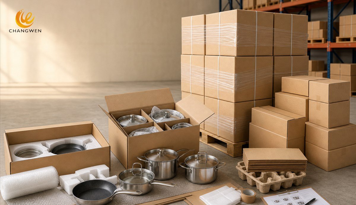 Cookware packaging approval and delivery planning before order